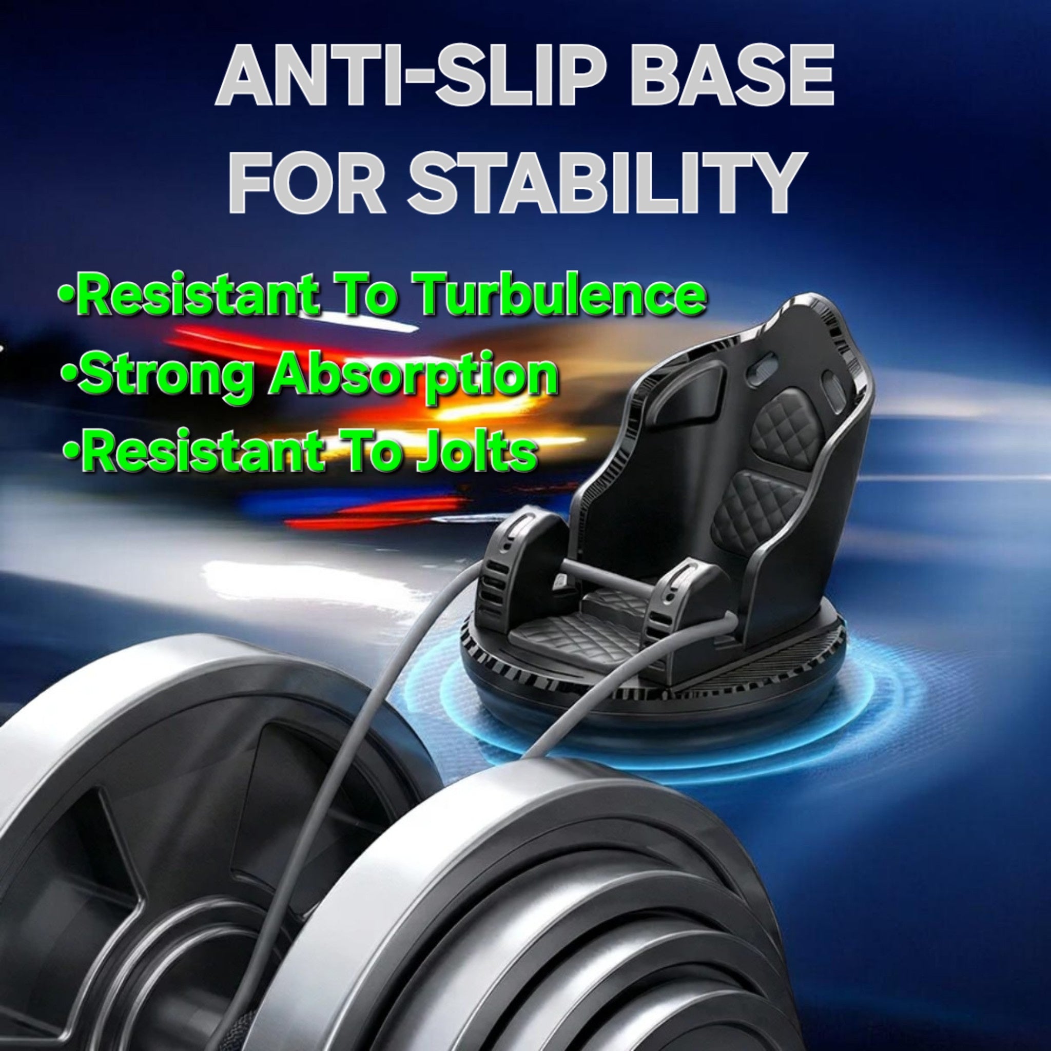 360 Degree Rotation Dashboard Universal Phone Holder  For Car & More, Fixed Non-Slip, One-Hand Operation, Strong Pu-Glue Waterproof.