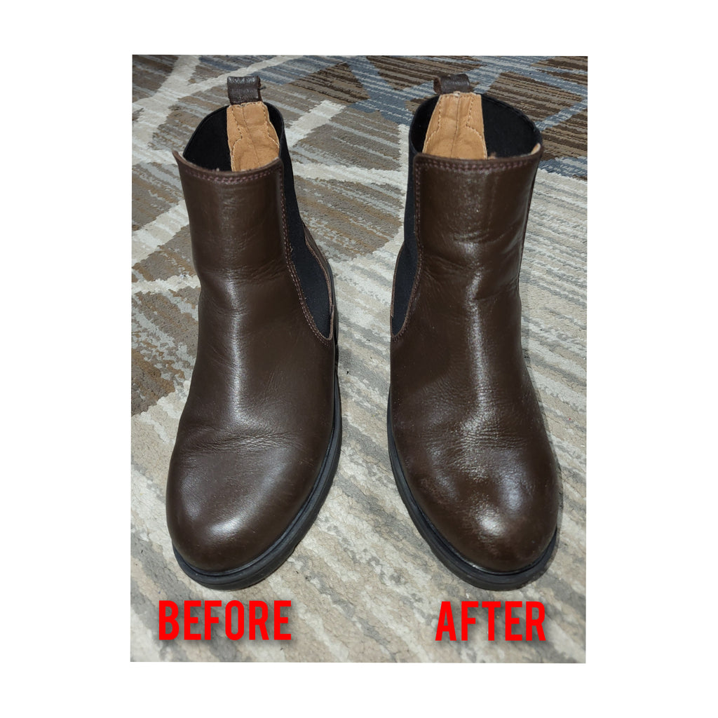 CLEAR/NEUTRAL LEATHER SHOE POLISH 3.527 FL OZ PLUS FREE TOWEL