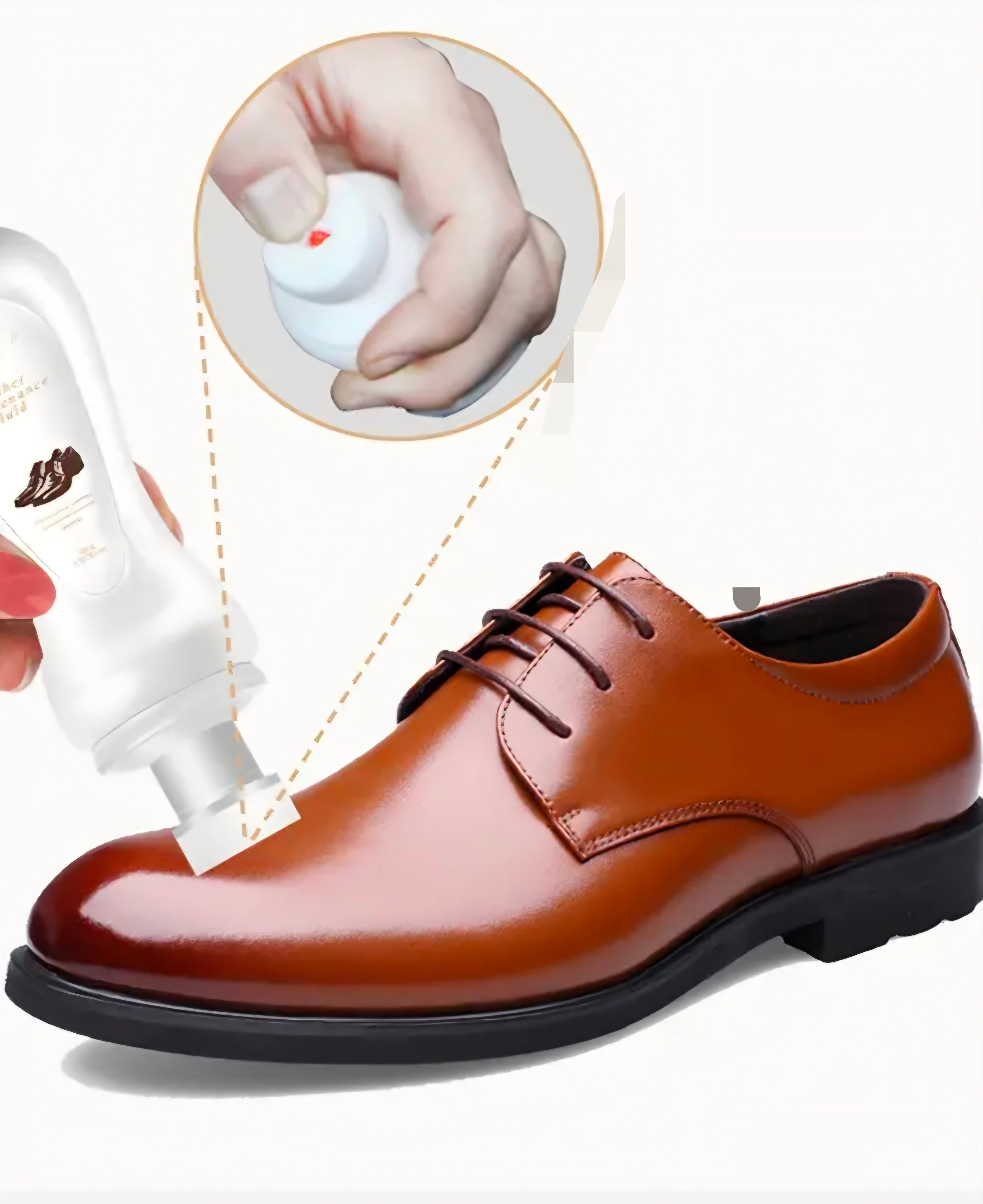 CLEAR/NEUTRAL LEATHER SHOE POLISH 3.527 FL OZ PLUS FREE TOWEL